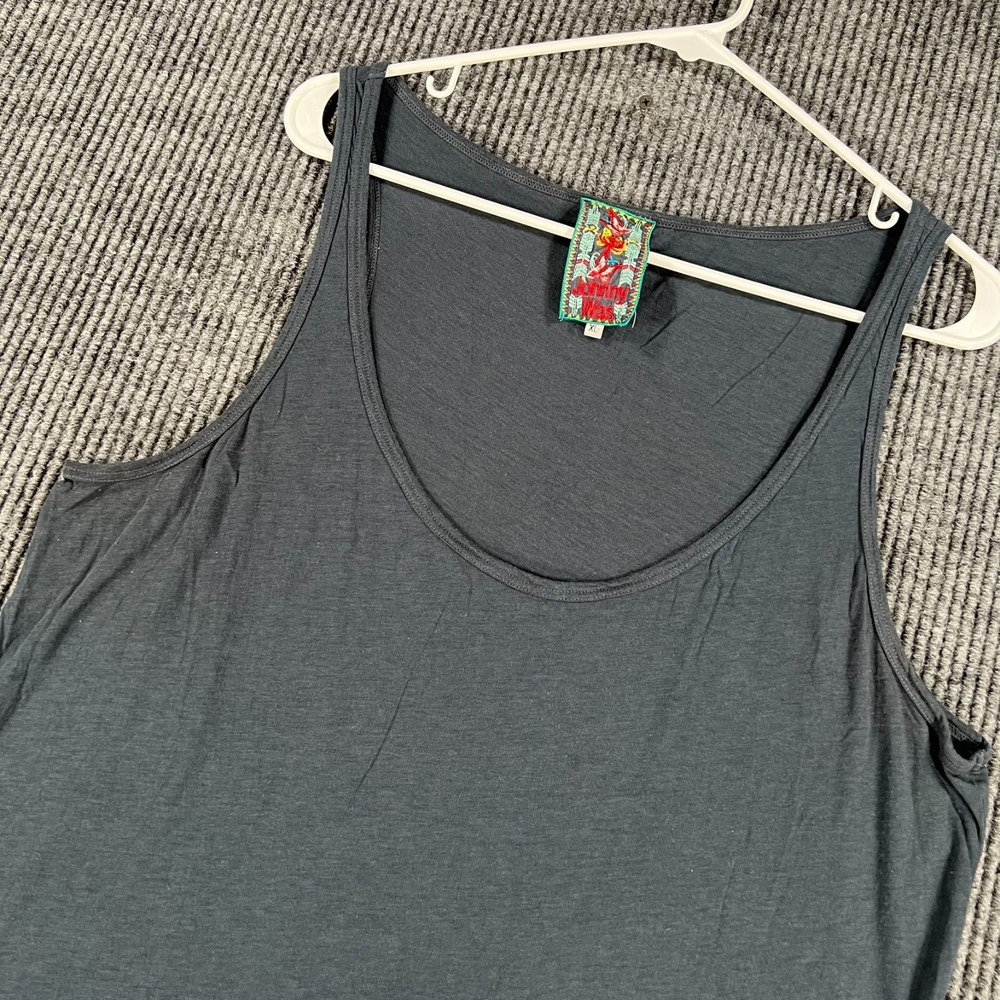 Johnny Was Essentials Basic Tank Womens Size XL Extra Large Gray Sleeveless